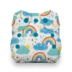 Thirsties Natural Newborn AIO na PAT - Rainbow