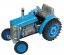 Kovap traktor Zetor červený - plastové disky - Varianta: Modrá