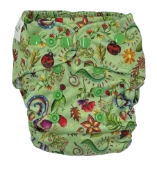 Pupus kapsová plena Bavlněná One Size - Flowers