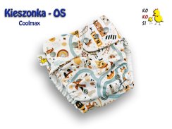 Kokosi kapsová plenka Coolmax One Size - Město