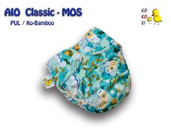 Kokosi AIO Mini One size Ko-Bamboo - Spící ptáčci