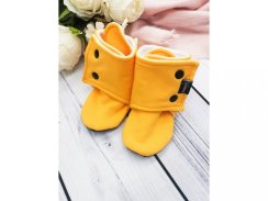 Vysoké capáčky s microfleesem - Yolk