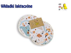 Kokosi kojící vložky do podprsenky (PUL) - Město