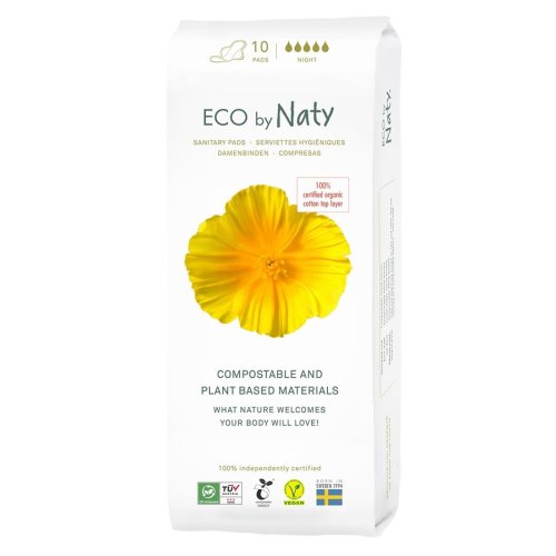 Eco by Naty Dámské eko vložky Night - 10 kusů