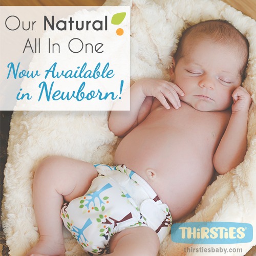 Thirsties Natural Newborn AIO na PAT - Alice Bright