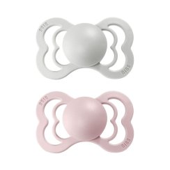 Bibs Supreme dudlíky z kaučuku 2 ks - Haze / Blossom
