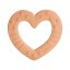 Bibs Baby Bitie Kousátko Heart - Peach