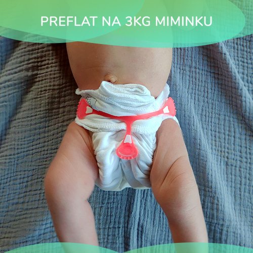 Jooppi novorozenecký preflat XS na snappi sponu