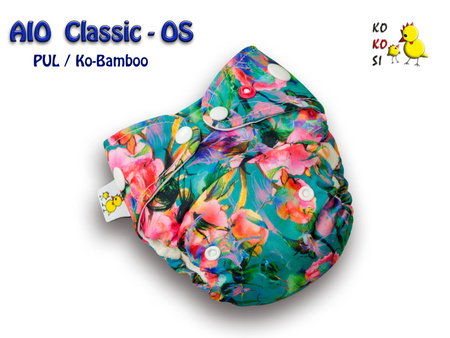 Kokosi AIO One size Ko-Bamboo - Barevný mix