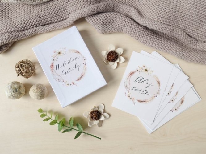 Milníkové kartičky pro miminko (20 ks) - Boho (Unisex)