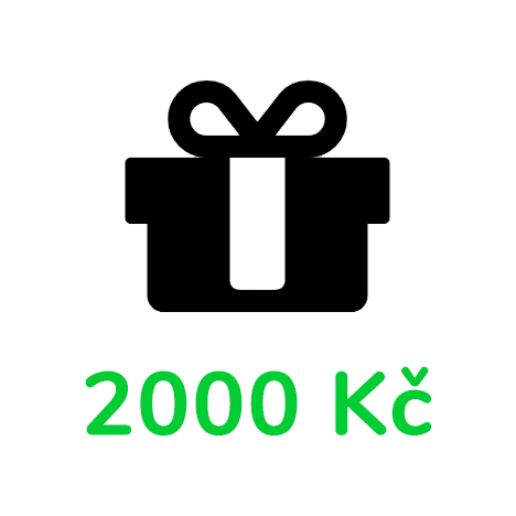 Dárkový poukaz 2000 Kč