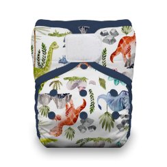 Thirsties Natural One Size Pocket Diaper na SZ - Dino rawr