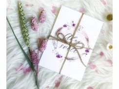 Milníkové kartičky pro miminko (20 ks) - Boho Fialkové (Unisex)