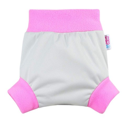 Petit Lulu natahovací Pull-up svrchní kalhotky - Šedé (Růžové)