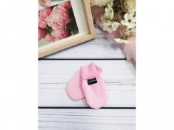 Kulišárny kojenecké rukavičky - Baby Pink