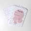 Milníkové kartičky pro holčičku - světle růžové s puntíky