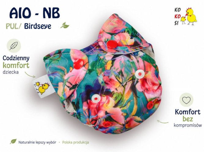 Kokosi AIO Newborn Ko-Bamboo - Colorful