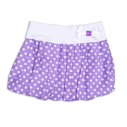 Balónková sukně - Lila s puntíky - Velikost: 98/104