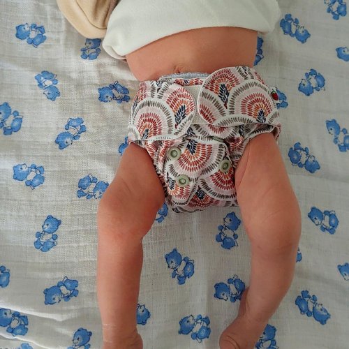 Kokosi svrchní kalhotky Newborn - Colorful