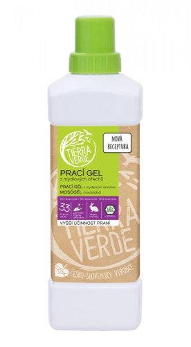 Tierra Verde Prací gel z mýdlových ořechů s levandulí 1l