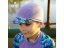 Unuo funkční čepice s kšiltem UV 50+ - Žíhaná holubičí šedá, mořský svět