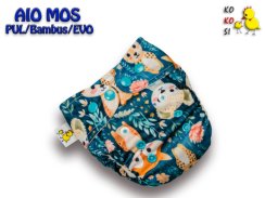 Kokosi AIO Mini One size Evo/Bambus - Zvířátka