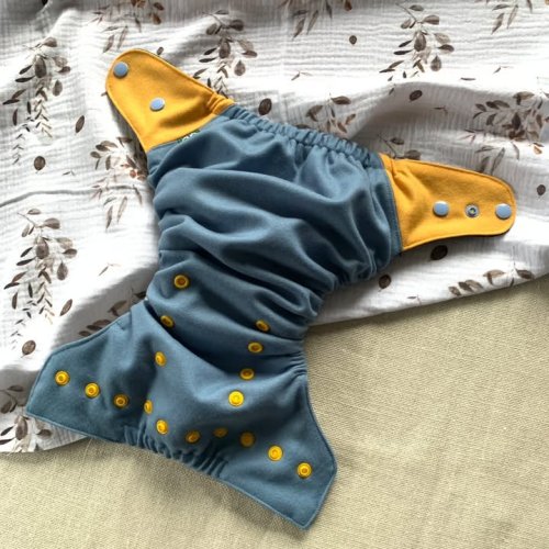 Woolberry EasyCare wool cover Newborn - Ocelové nebe