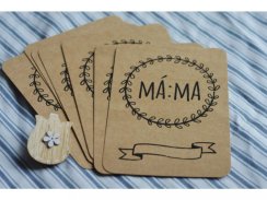 Milníkové kartičky pro miminko (35 ks) - Rustic (Unisex)