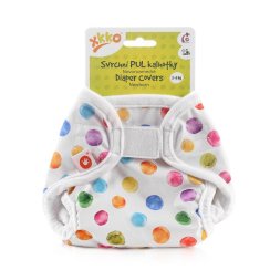 XKKO Svrchní PUL kalhotky Newborn - Polka Dots