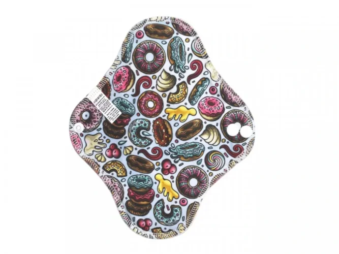 Breberky látková denní vložka s PUL - Sladké donuty