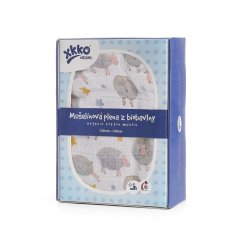 Kikko Biobavlněná plena XKKO Organic 120x120 Dreamy Sheeps