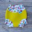 Swim nappy kojenecké neoprenové plavky - Žluté se zvířátky - Velikost: M
