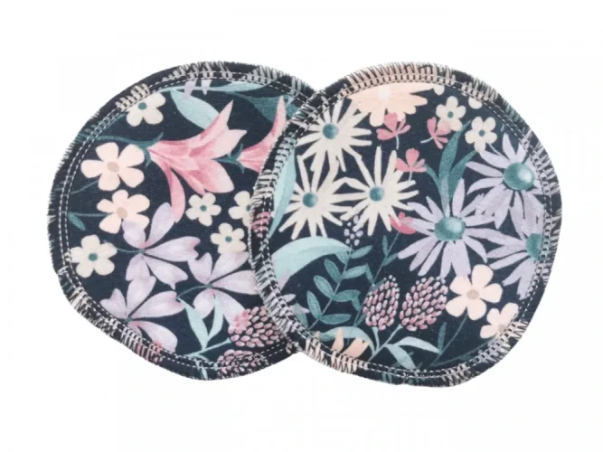 Breberky BIO vložky do podprsenky (BioBavlna) - Divoké květy v noci