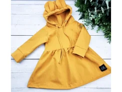 Mikinošaty Princess s dlouhým rukávem - Mustard