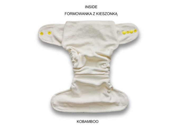 Kokosi kalhotková plena One Size Bambus - Domky