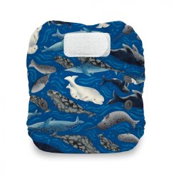 Thirsties Natural Newborn AIO na SZ - Ocean Lullabies