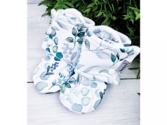 Vysoké capáčky s microfleesem - Eukalyptus