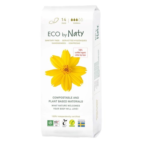 Eco by Naty Dámské eko vložky Normal - 14 kusů