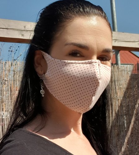 Petit Lulu Komfortní rouška s drátkem 4 ks + nano filtr do roušky 2 ks
