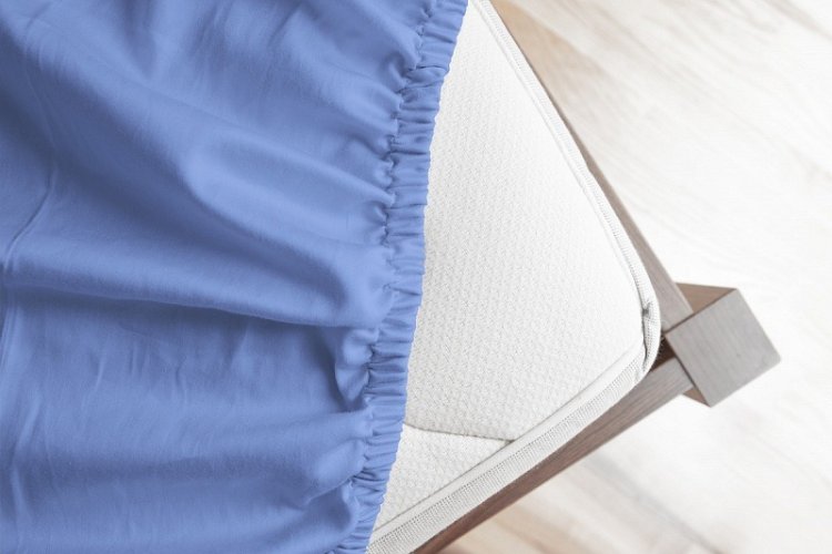 Matějovský Dětské prostěradlo Jersey 60x120x15cm - Světle modré