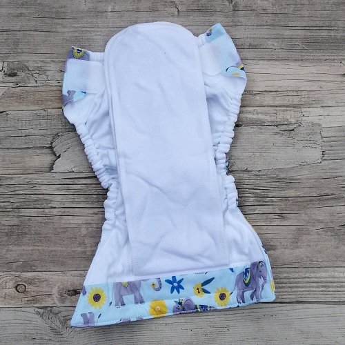 Thirsties Natural Newborn AIO na PAT - Ocean Lullabies