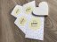 Milníkové kartičky pro miminko (35 ks) - Žluté (Unisex)