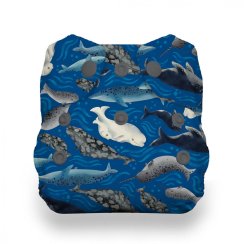 Thirsties Newborn AIO na PAT - Ocean lullabies