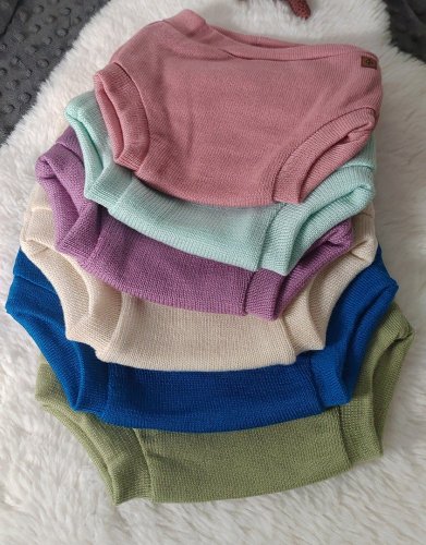 Magabi Nishove merino, natahovací vlňáčky - Sytě modrá