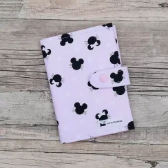Obal na očkovací průkaz - Minnie na růžové