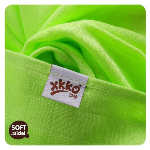 Kikko Dětské bambusové pleny XKKO BMB 70x70cm - Lime 3Ks