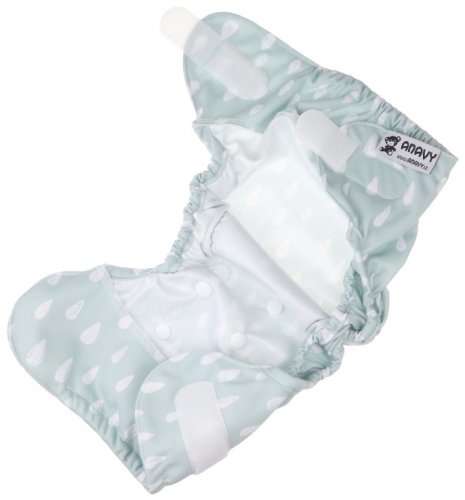 Anavy novorozenecké svrchní kalhotky na PAT - Kapky