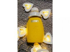 Domky plnitelná silikonová kapsička na jídlo - Žlutá 180 ml