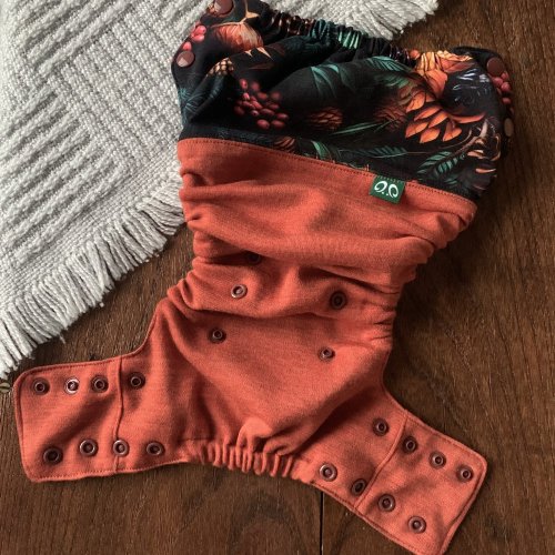 Woolberry SIO Merino wool cover, side snap - November
