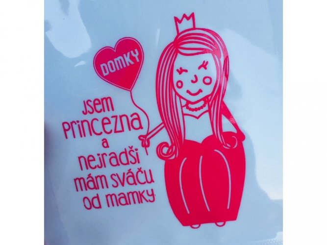 Domky klasická plnitelná kapsička - Princezna 140 ml - 1 ks